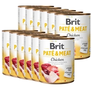 Brit Pate & Meat mit Huhn 12x800g