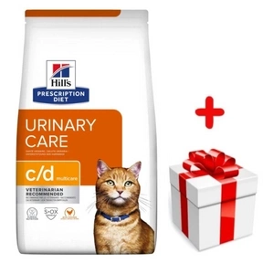 HILL'S PD Prescription Diet Feline c/d Multicare Huhn 3kg + eine Überraschung für Ihre Katze GRATIS!