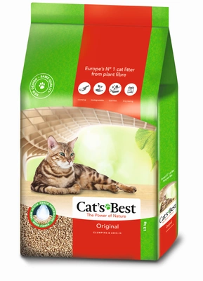 JRS Cats Best Eko Plus - Klumpstreu aus Holz 30l / 13kg