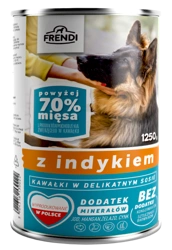 Frendi-Stücke in Putenfleisch-Feinkostsauce 1250gFrendi-Stücke in Putenfleisch-Feinkostsauce 1250g