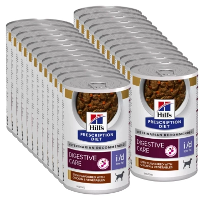 HILL'S PD Prescription Diet Canine i/d Low Fat gulasz 24x354g