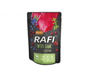 Dolina Noteci Rafi mit Wildfleisch für Hunde (Black Pack) 300g