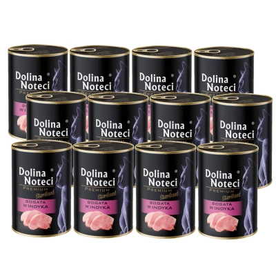 DOLINA NOTECI Premium für sterilisierte Katzen reich an Pute 12x400g