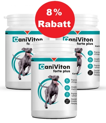 Vetoquinol Caniviton Forte Plus 3x90 Stück - 8% Rabatt auf ein Paket!