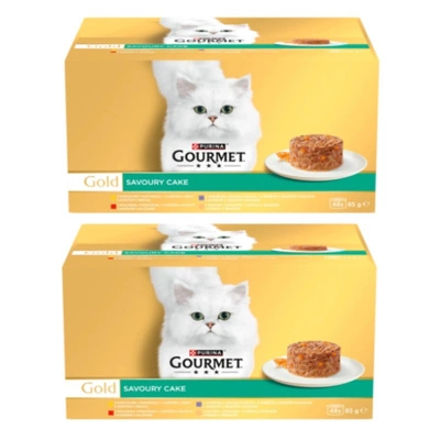 Purina Gourmet Gold Savory Cake Katzenfutter 96 x 85 g