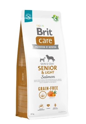 BRIT CARE Hund getreidefrei Senior & Light Lachs 12kg