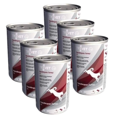 TROVET TPD Hypoallergene Pute für Hunde Dose 6x400g