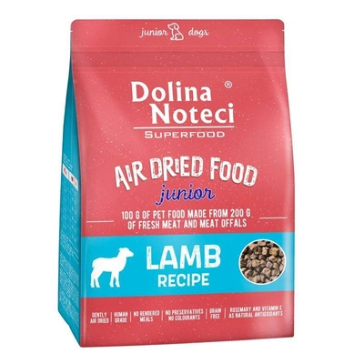 DOLINA NOTECI Superfood Junior Gericht mit Lamm - Trockenfutter für Hunde 2x5kg