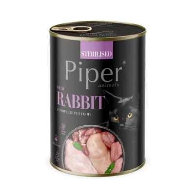 DOLINA NOTECI Piper für sterilisierte Katzen mit Kaninchen 400g