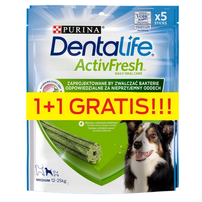 Purina Dentalife Activefresh Medium 115g + 115g KOSTENLOS