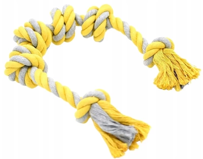 NUXIE Baumwoll-Hundeschlepper mit 4 Knoten xxl 60cm