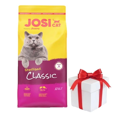 JosiCat Josera Classic Sterilised 10kg + Überraschung für die Katze GRATIS!