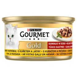 Purina Gourmet Gold Huhn/Leber in Sauce 85g
