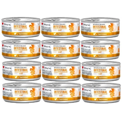 Disgual Nassfutter für Katzen, Veterinär, hypoallergen, Kaninchen (erwachsen), 12x85 g