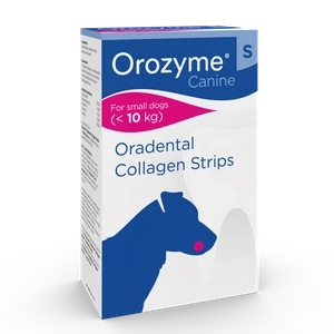Orozyme Oradental Collagen Strips Hunde-Reinigungspads S 224g
