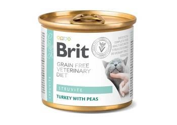 Brit Grain Free Veterinary Diet Cat Struvite Truthahn mit Erbsen 200g