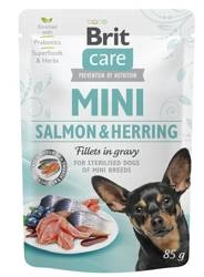 Brit Care Mini-Filets in Lachs- und Heringssauce 85g