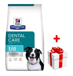 HILL'S PD Prescription Diet Canine t/d Zahnpflege 4kg  + eine Überraschung für Ihren Hund GRATIS!