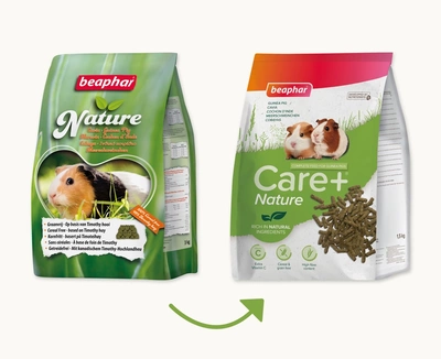 BEAPHAR Care+ Guinea Pig Super-Premium-Meerschweinchenfutter 1,5 kg