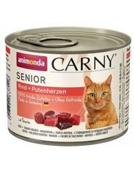 Animonda Cat Carny Senior Rind- und Putenherzen 200g