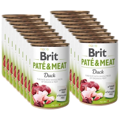 Brit Pate & Meat mit Ente 18x800g