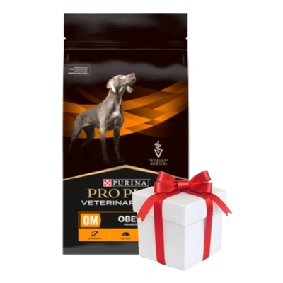 PURINA Pro Plan Veterinary Diets OM Adipositas-Management 12kg + Überraschung für den Hund GRATIS!