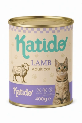Katido Nassfutter für Katzen mit Lamm 400 g