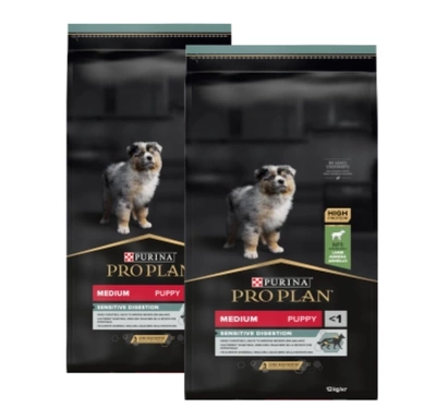 PRO PLAN Sensitive Digestion Welpenfutter reich an Lammfleisch 2x12kg