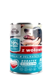 Frendi-Stücke in weicher Soße mit Rindfleisch 400g