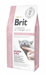 Brit Grain Free Veterinary Diet Cat Hypoallergenic Salmon & Peas 5kg