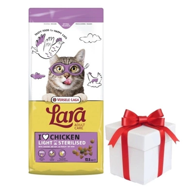 Versele-Laga Lara Adult Light Sterilisiert 12,5 kg - Futter für sterilisierte Katzen + Überraschung für die Katze GRATIS!