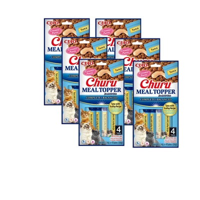 INABA Katzenmehl Topper Thunfisch mit Jakobsmuschel Rezept 6x[4x14 (56g)]