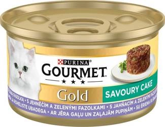 Purina Gourmet Gold Savoury Cake mit Lammfleisch und grünen Bohnen 85g