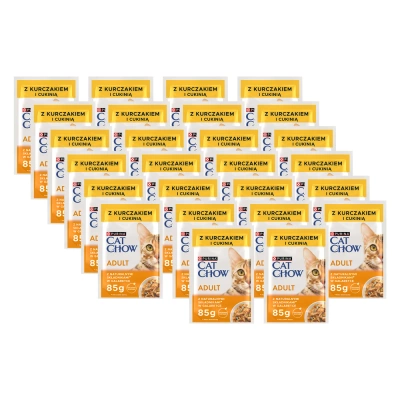 Purina Cat Chow Adult Huhn und Zucchini 26x85g