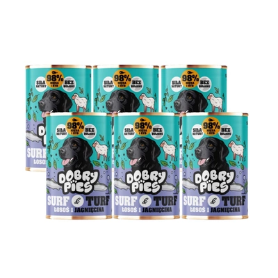 Dobry Pies Lachs und Lamm 6x400g