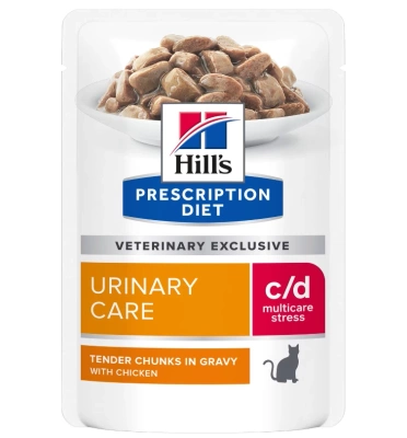 HILL'S PD Prescription Diet Feline c/d Urinary Stress Chicken 85g Beutel