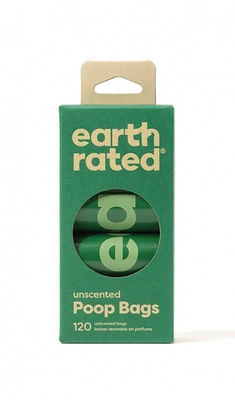 EARTH RATED unparfümierte Beutel 8x15 Stück.