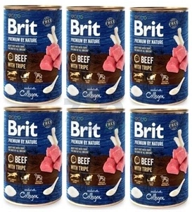 Brit Premium By Nature Rindfleisch mit Kutteln 6x400g