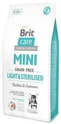 Brit Care Mini Grain Free Light & Sterilisiert mit Kaninchen & Lachs 7kg