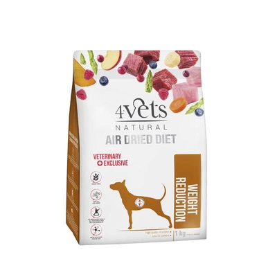 4Vets Natural Weight Reduction Trockenfutter für übergewichtige und fettleibige Hunde 1 kg