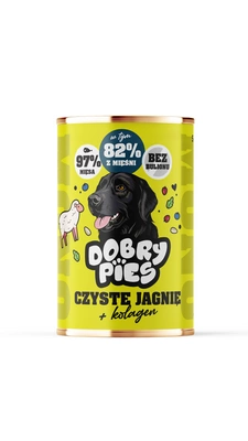 Dobry Pies Mono Lamm mit Kollagen 400g