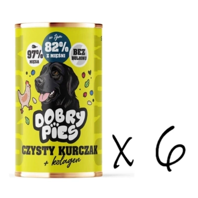 Dobry Pies Mono Chicken mit Kollagen 6x400g