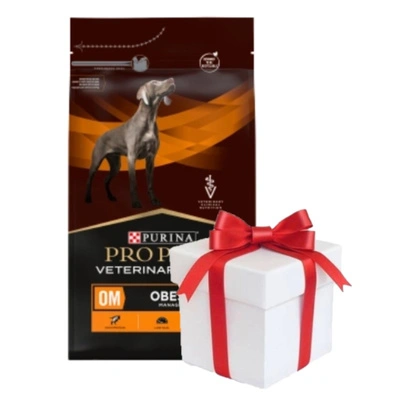 PURINA Pro Plan Veterinary Diets OM Obesity Management 3kg + Überraschung für den Hund GRATIS!