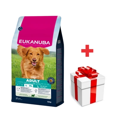 EUKANUBA Adult Large Breed Lamm & Reis 12 kg + Überraschung für den Hund
