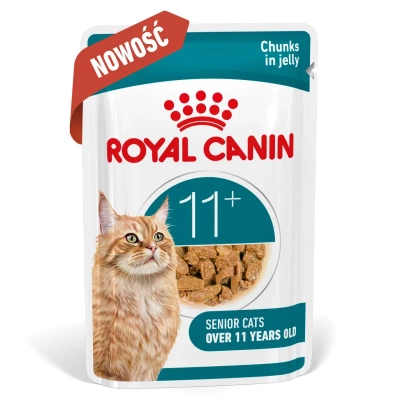 ROYAL CANIN Nassfutter für ältere Katzen (ab 11 Jahren), Gelee, 12 x 85 g