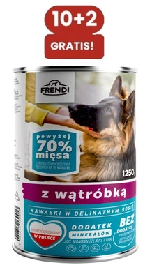 Frendi-Stücke in zarter Lebersauce 10x1250g + 2x1250g GRATIS!