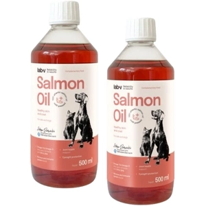LAB V Lachsöl für Hunde und Katzen 2x500ml - 3% günstiger im Set