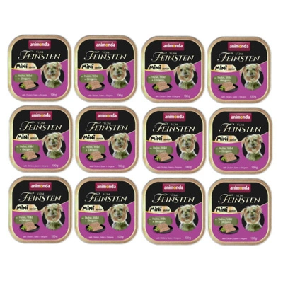ANIMONDA Vom Feinsten Mini Senior Huhn/Wild/Oregano 12x100g