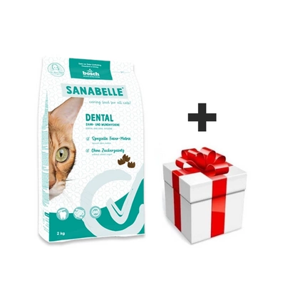 BOSCH Sanabelle Dental 8kg + Überraschung für die Katze