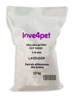 Silikon-Katzenstreu Cat Sand Lavendel 13kg